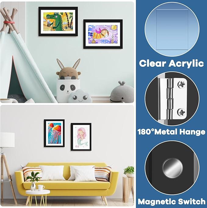 Kids Art Display Magnetic Frame